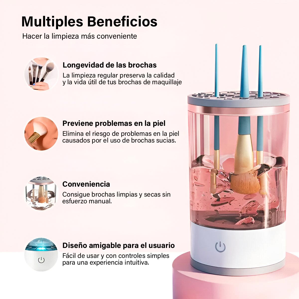 Quick Cleansing Pro  ™| Limpiador de Brochas